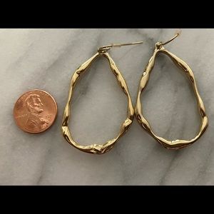 Gold plated earrings